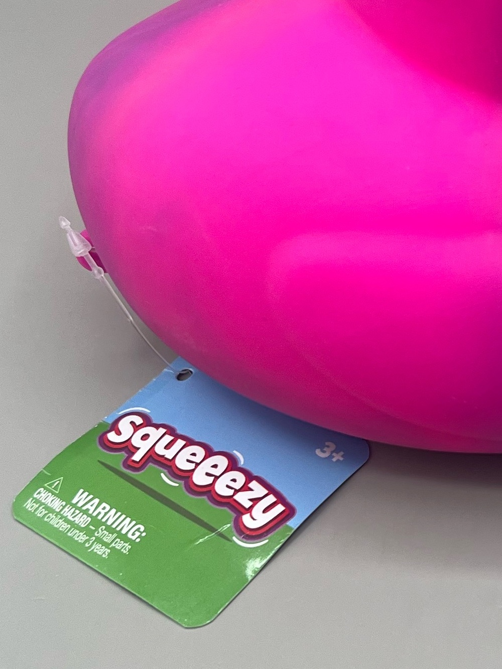Toymendous Jumbo SQUEEEZY Hot Pink 🩷 Tie Dye Duck Chick 🐣 NEW - Picture 9 of 10
